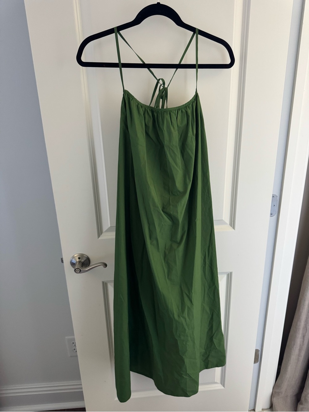 Soeur Arielle Green Cotton Maxi Dress - Picture 5 of 8